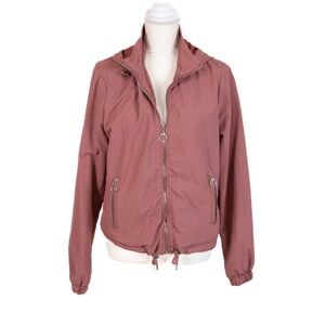 Ashley By 26 International Mauve Hooded Utility Jacket, Size M